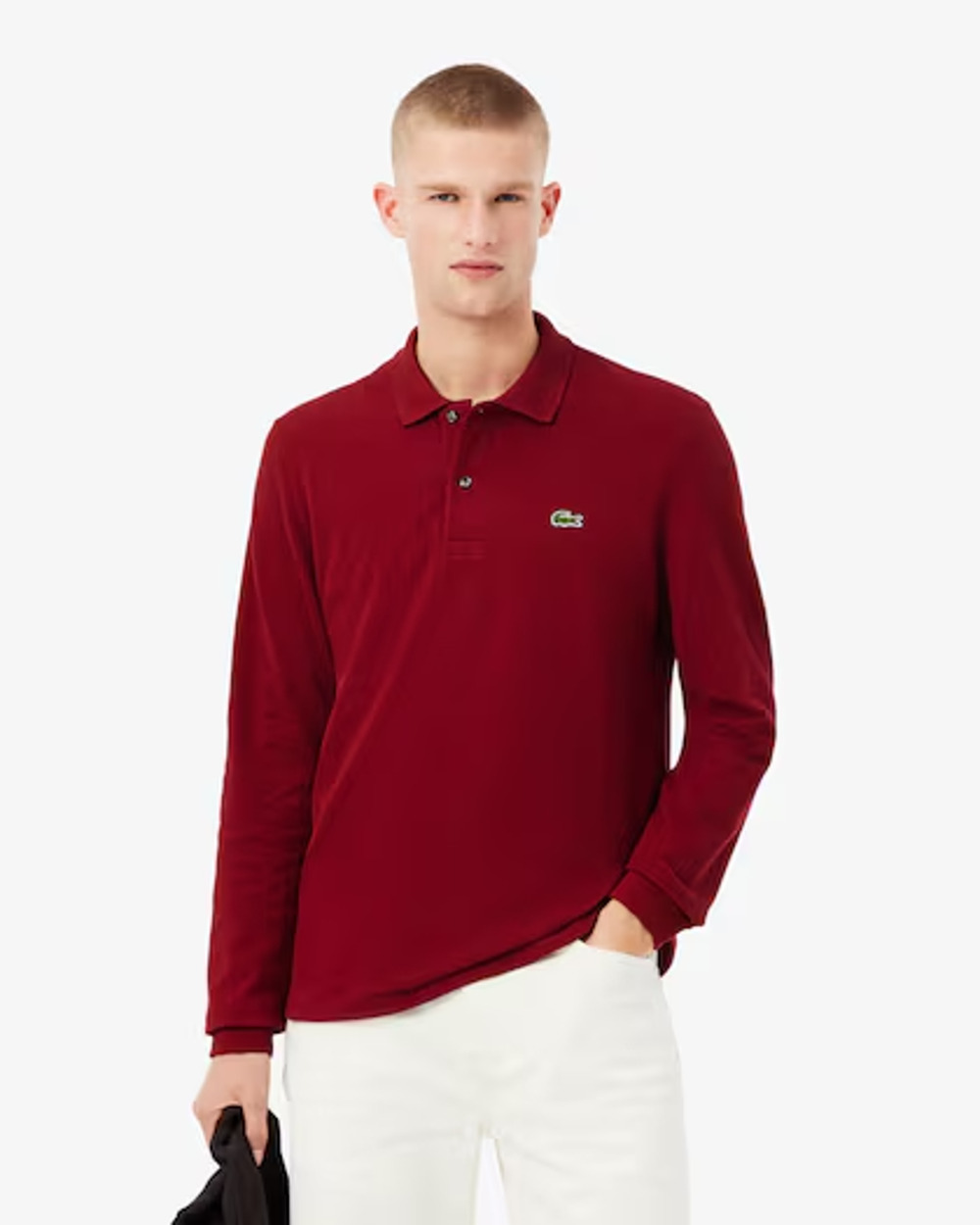Men's Classic Fit Long Sleeve L.12.12 Polo-XL-No tags